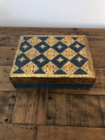 Holzkasten Gold blau florentinisch