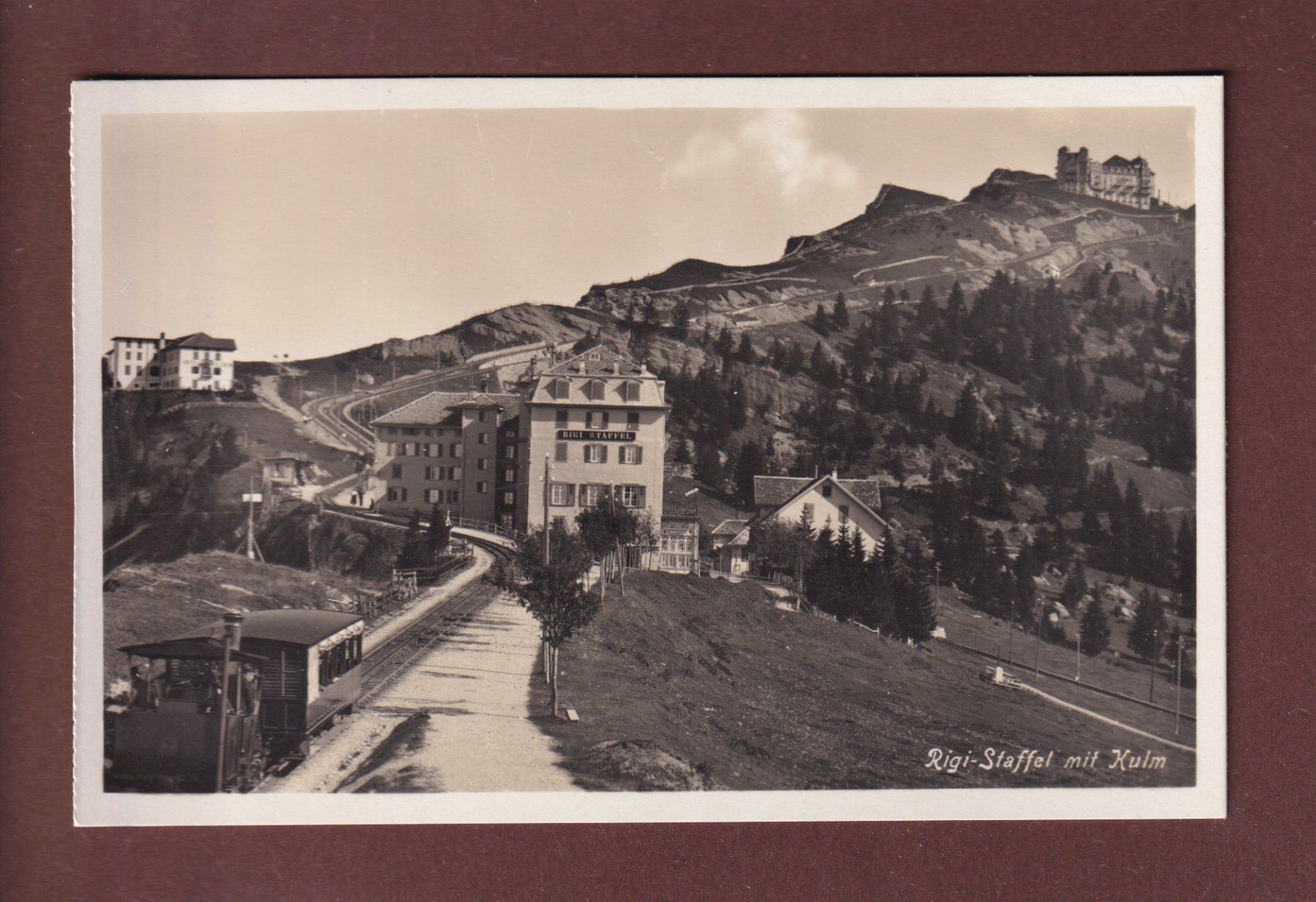 Cartoline postali: RIGI-STAFFEL - Zug - Kulm – Usato da Pully venduto da nicecards