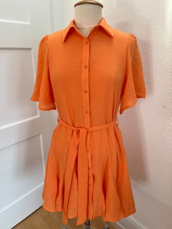 Kilky Paris Damen Kleid in Gr. M, Orange, NEU
