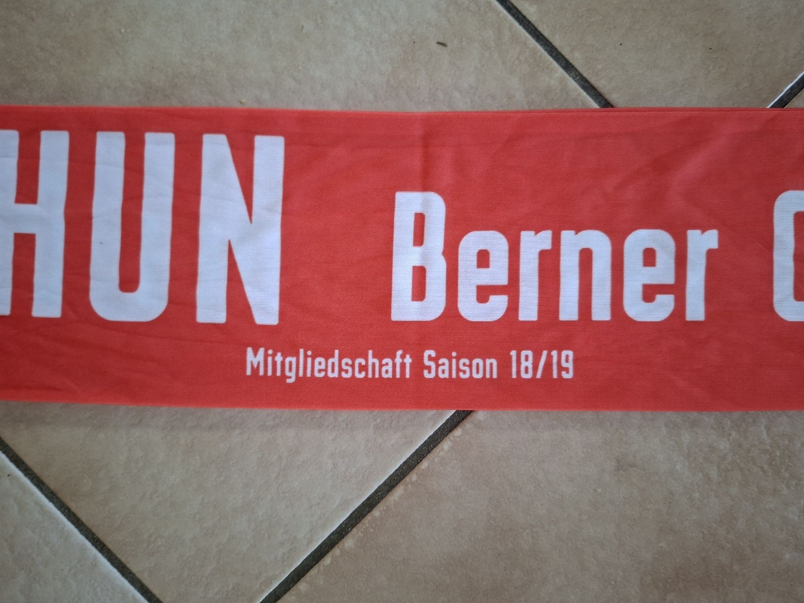 FC Thun Foulard & Sciarpe: FC Thun Fan Schal – Usato da Schwanden Sigrisw venduto da cadieux71 1