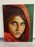 87cmbreitx107cmhoch Ölgemälde Afghanisches Mädchen
