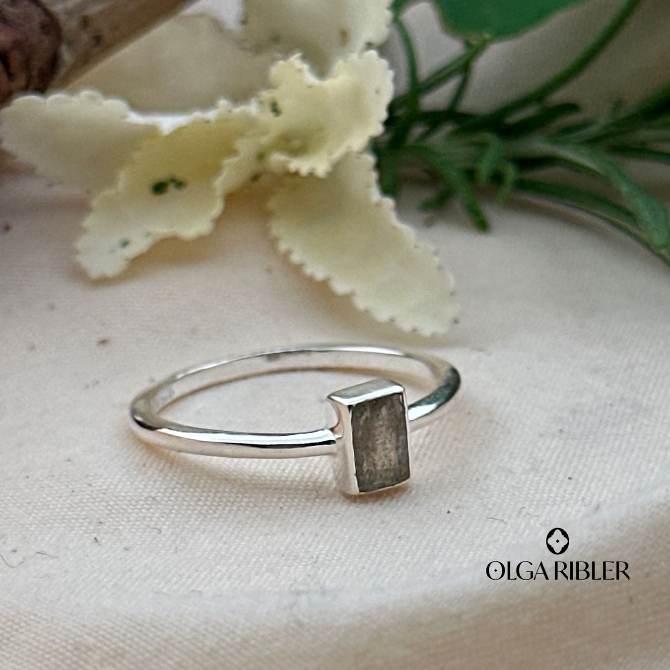Olga Ribler Ringe: Silberring mit Labradorit, Gr. 52 – Neu (gemäss Beschreibung) aus Luzern von MonikaS03 2