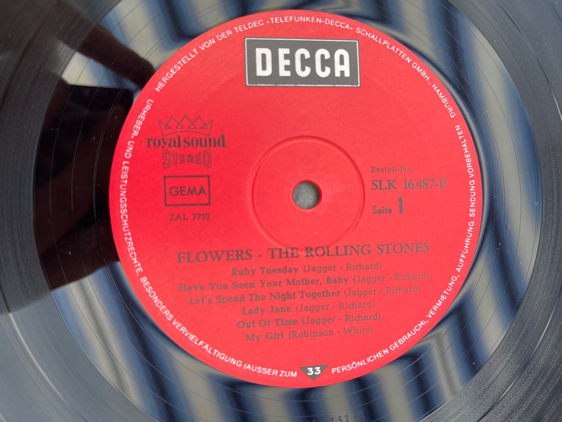 Dischi in vinile: A442/The Rolling Stones — Flowers – Usato da Frutigen venduto da Philippe_jsp 2