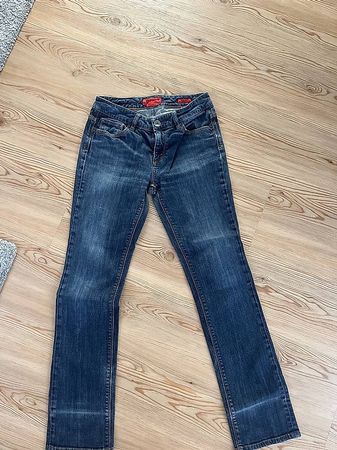 blaue vintage jeans