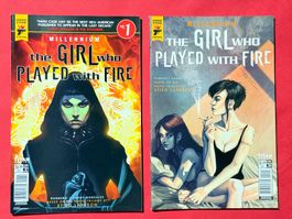 Millennium:The Girl who played with fire Comic Set 1+2
