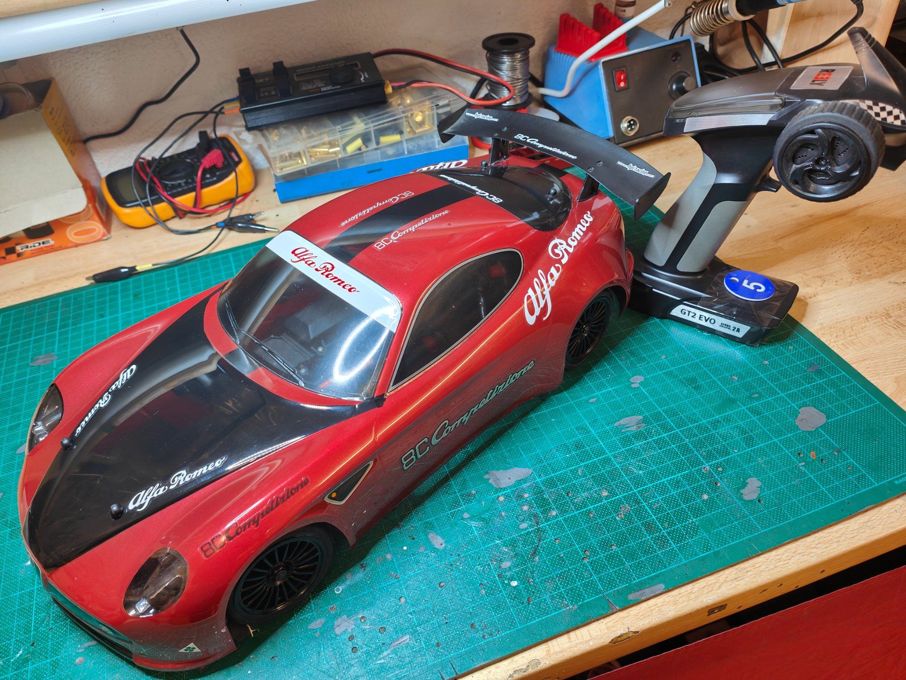 RC Kits de montage: HPI Karo Alfa Competition C8 mit LED – D'occasion à Hirschthal par rc-xdreams 4