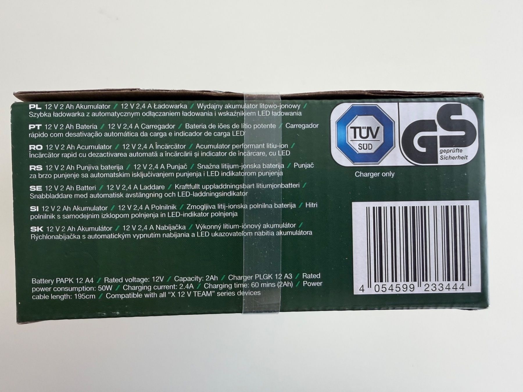 Parkside Caricatori & Batterie: Parkside batterie 2Ah/12V + chargeur – Usato da St-Gingolph venduto da GoldenKeys 4