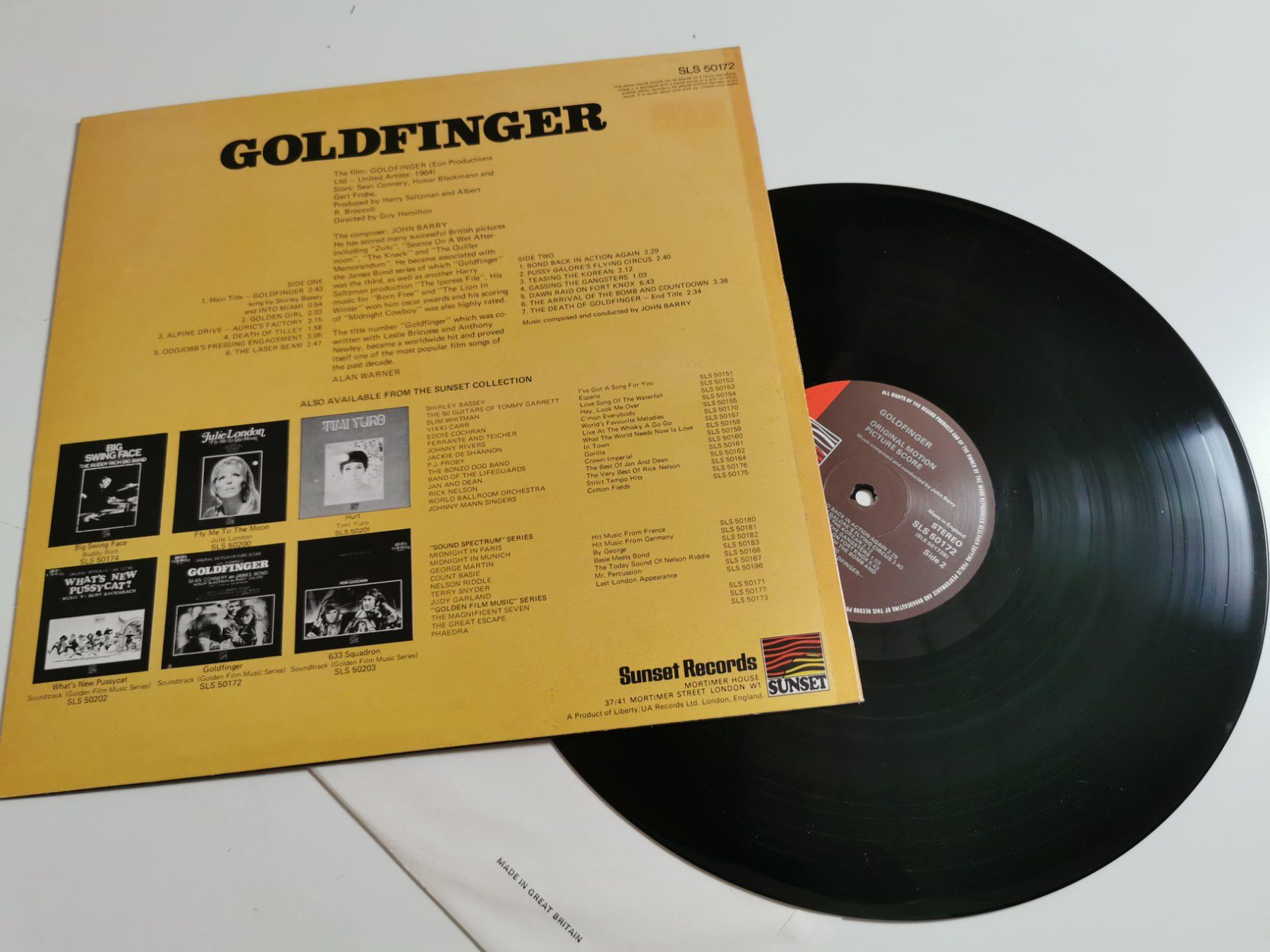 Dischi in vinile: IAN FLEMING - GOLDFINGER – Usato da Grafenried venduto da House-of-Oldies 1