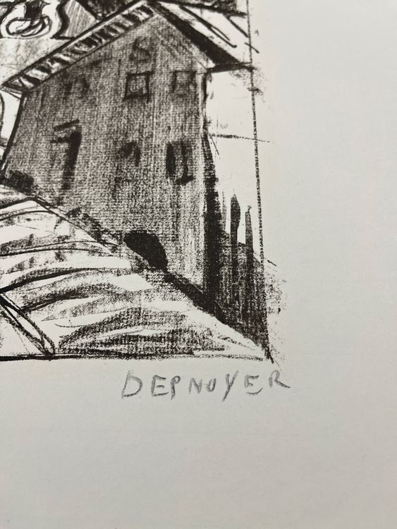 Grafica & Litografie: FRANCOIS DESNOYER LITHOGRAPHIE SIGNIERT – Usato da Gersau venduto da grafik-kunst 2