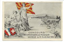 Genève - Concours Internationale de Musique - 1909