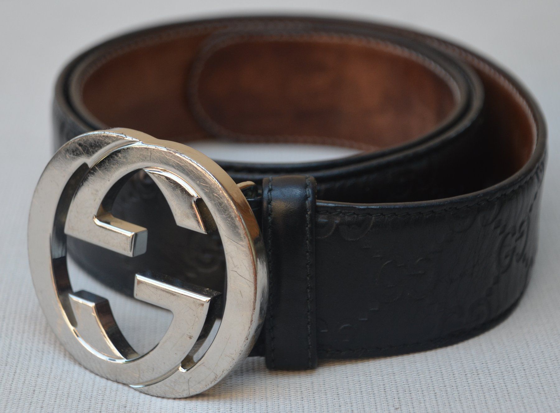 Louis Vuitton Cinture: Gucci Monogram Gürtel / ceinture – Usato da Collonges venduto da Auganien 1