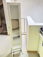 Schmuckschrank mit Spiegel, weiss, Top Zustand!