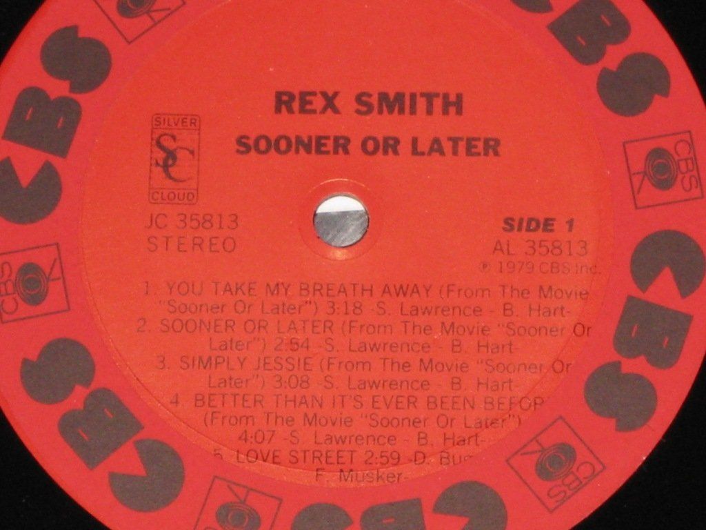 Dischi in vinile: LP - REX SMITH - SOONER OR LATER – Usato da Steckborn venduto da Quo7 1