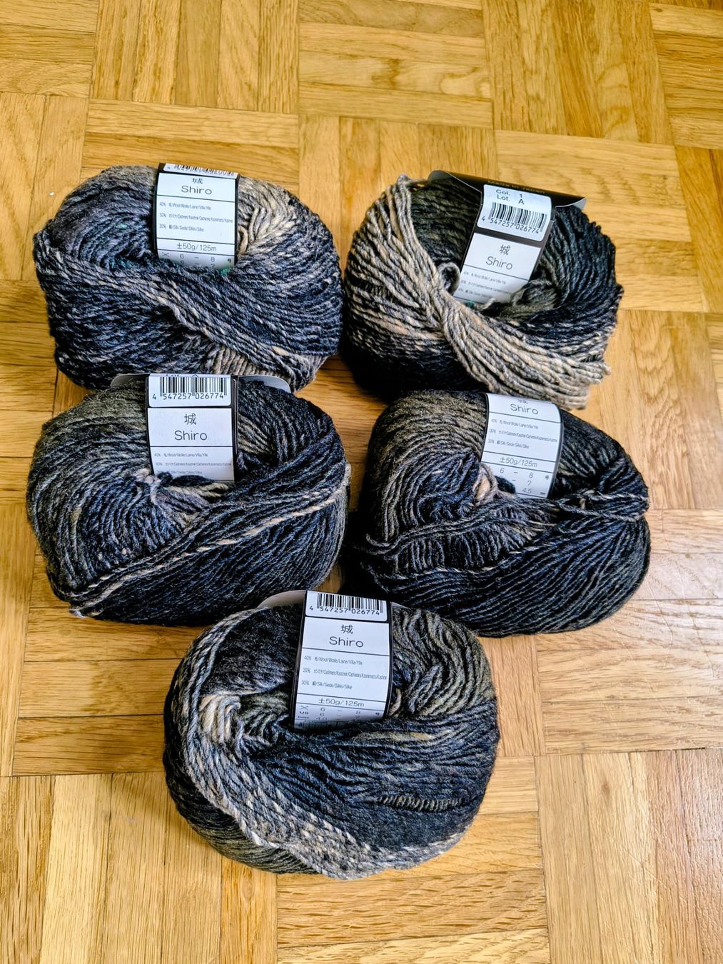 Lana: 5x Noro "Shiro" Garn 30% Kaschmir 30% Seide – Nuovo e nell'imballaggio originale da Liebefeld venduto da manyawoods 1