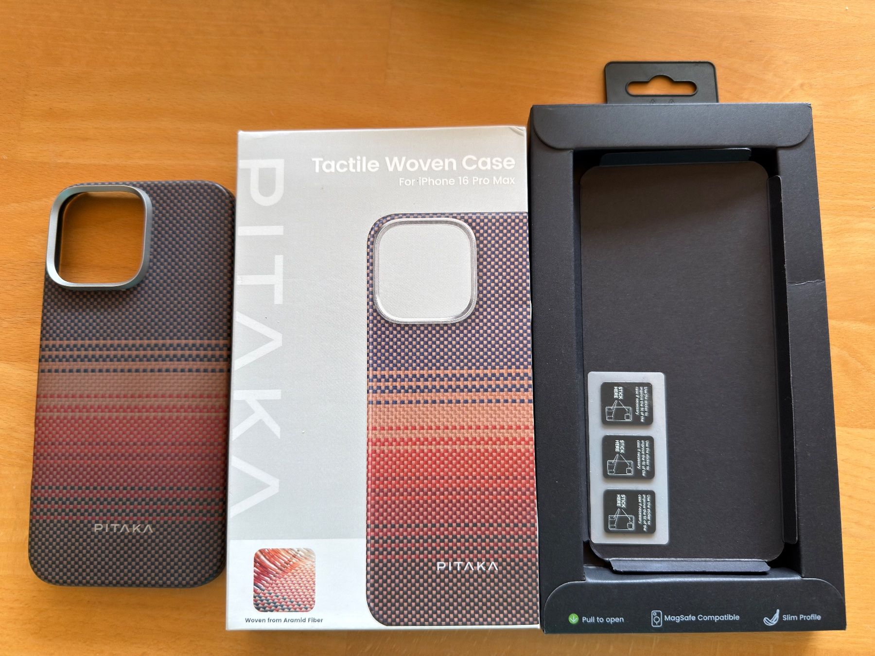 Apple Covers & Schutzfolien: PITAKA iPhone 16 Pro Max Hülle Tactile Woven Case Sunset – Neu (gemäss Beschreibung) aus Mümliswil von Prah 2
