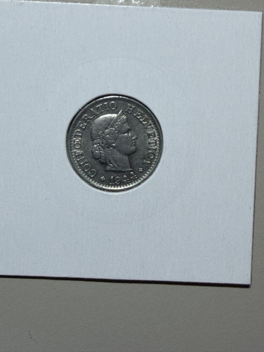 Alle Münzen: CH - 5 cts - 1944 – Gebraucht aus Payerne von Mike1682 1