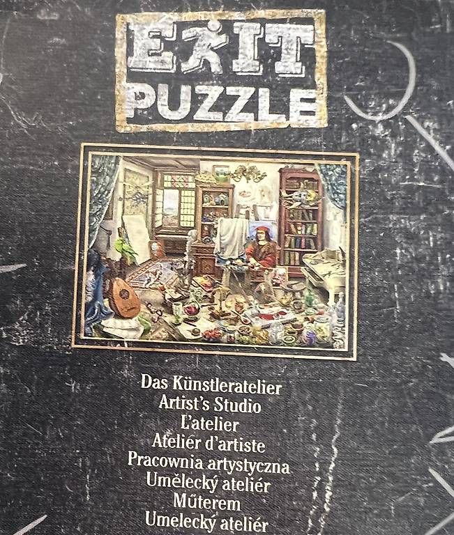 Puzzle: Ravensburger Exit Puzzle 759  Das Künstleratelier – Usato da Adlikon venduto da Ricci_90 1