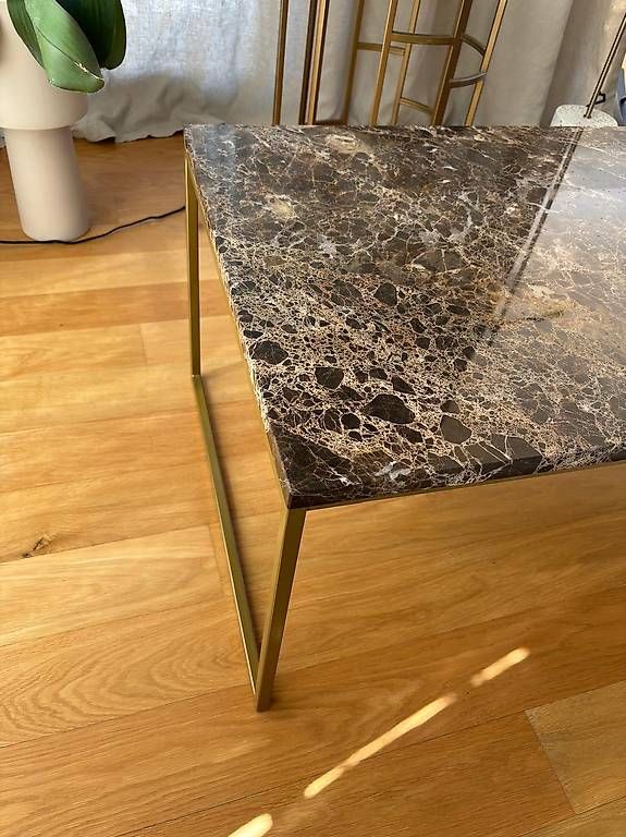 Bolia Tavoli: Brown marble coffee table (Como collection, Bolia) – Usato da Zürich venduto da mar_lz8m 4