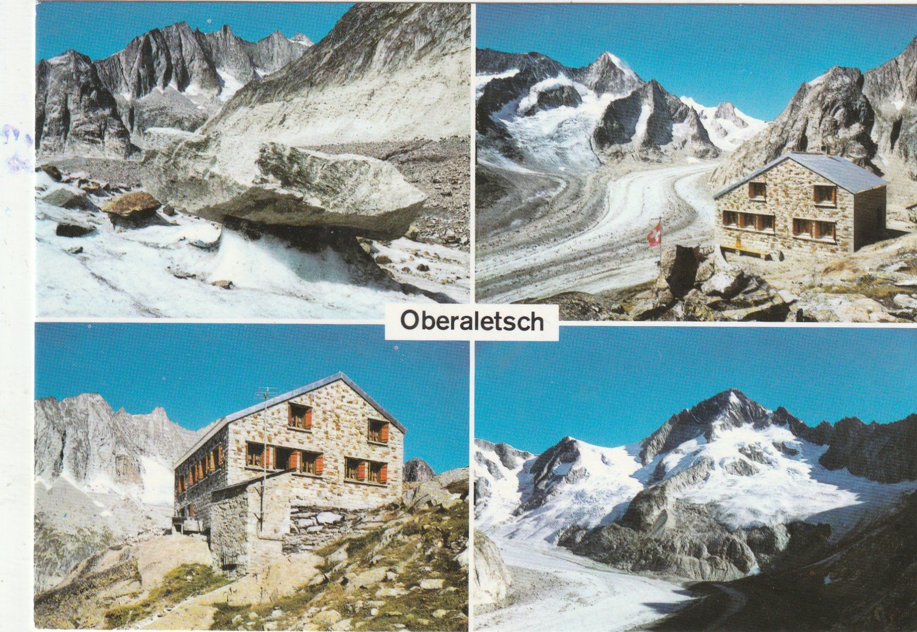 Cartoline postali: SAC Oberaletsch  MBK – Usato da Lumbrein venduto da made02