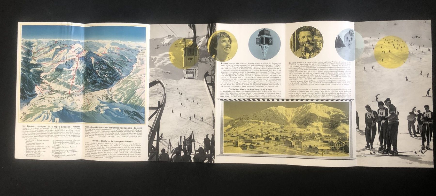 Documenti: Klosters-Prospekt, ca 1950er Jahre – Usato da Dietikon venduto da Tiburon6 2