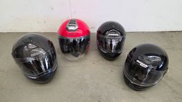 4x Motorradhelme Schuberth und Nolan, C3 Carbon, Integrale N