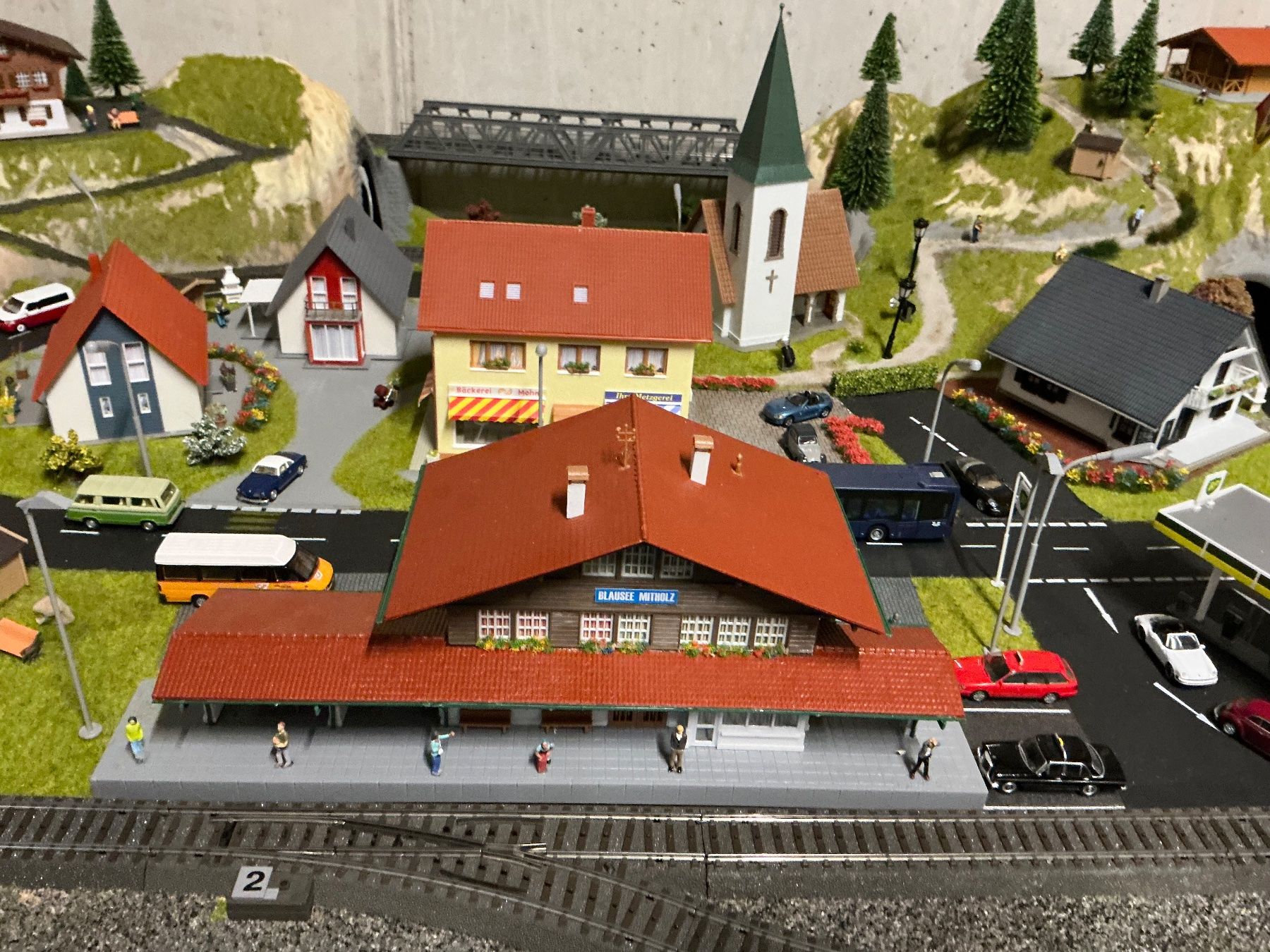 Märklin Modelleisenbahnen: Fertiggelände  H0, Wechselstrom – Gebraucht aus Holziken von Keybo 6