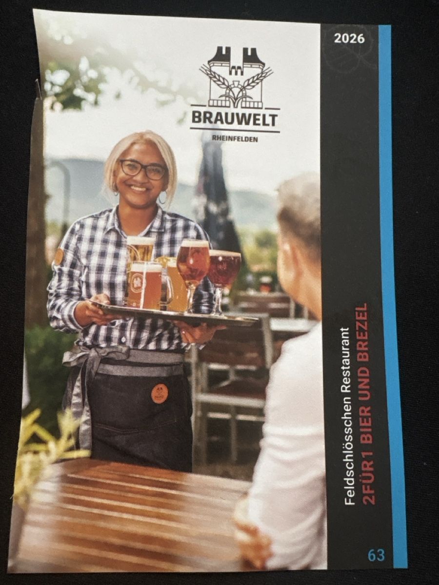 Buoni: Bon 2 pour 1 bière et Brezel – Nuovo (secondo la descrizione) da Düdingen venduto da Yellow