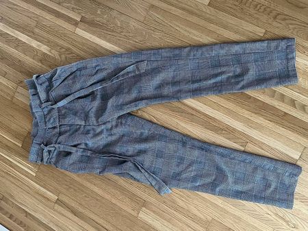 Vero Moda Hose kariert grau Gr. XS