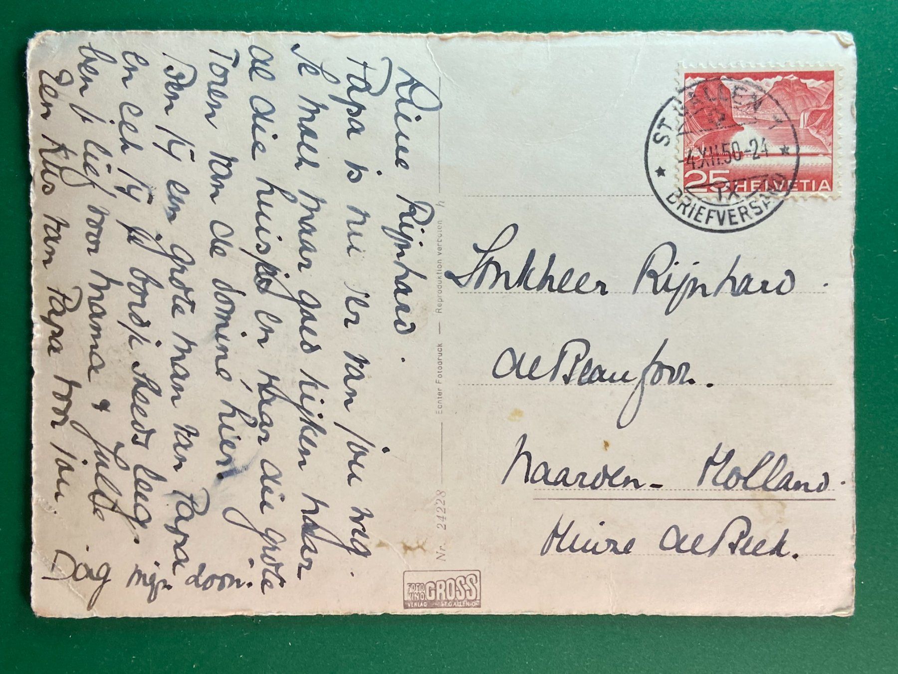 Cartoline postali: St. Gallen mit Laurenzenkirche – Usato da Steg VS venduto da danwer74 1