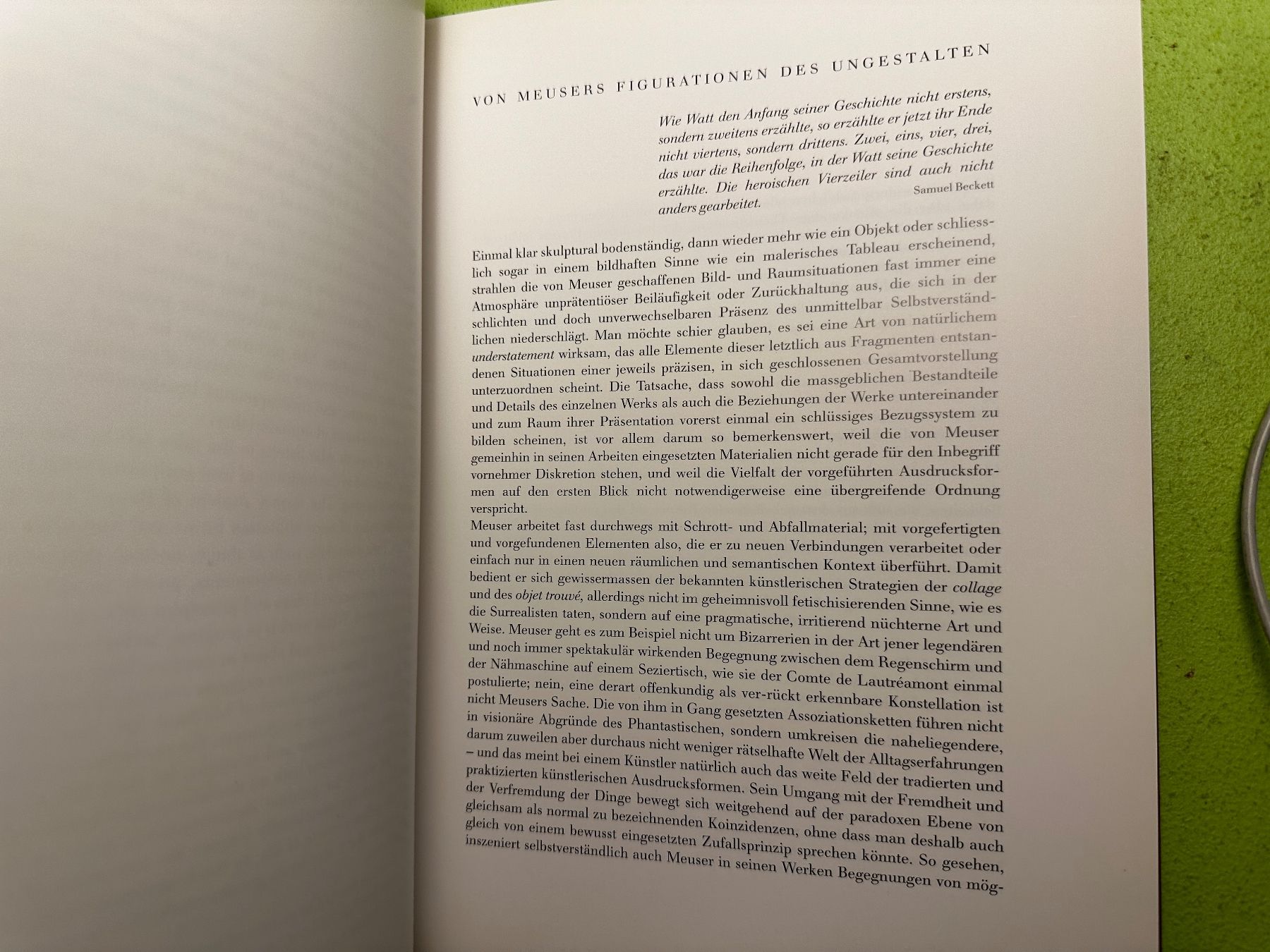 Libri: Meuser. Vorwort Bernhard Bürgi. d/e 1991 – Usato da Zürich venduto da allp 4