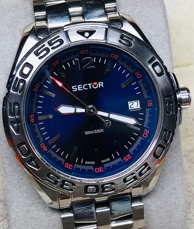 Montre Sector ADV 6000 MT100 - Suisse - Quartz 34 Mm - Occasion Révisée