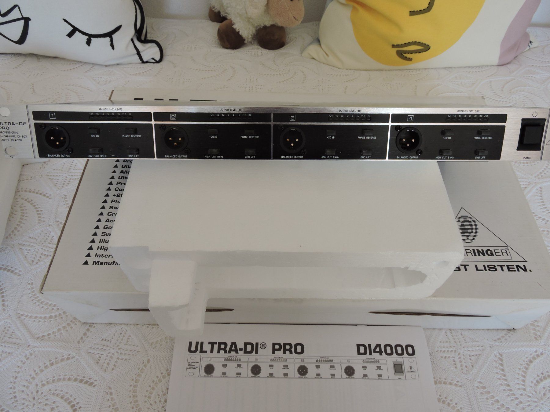 Behringer Console di mixaggio: Behringer ULTRA-DI PRO DI4000 Box – Usato da Burgdorf venduto da rosashop54 2