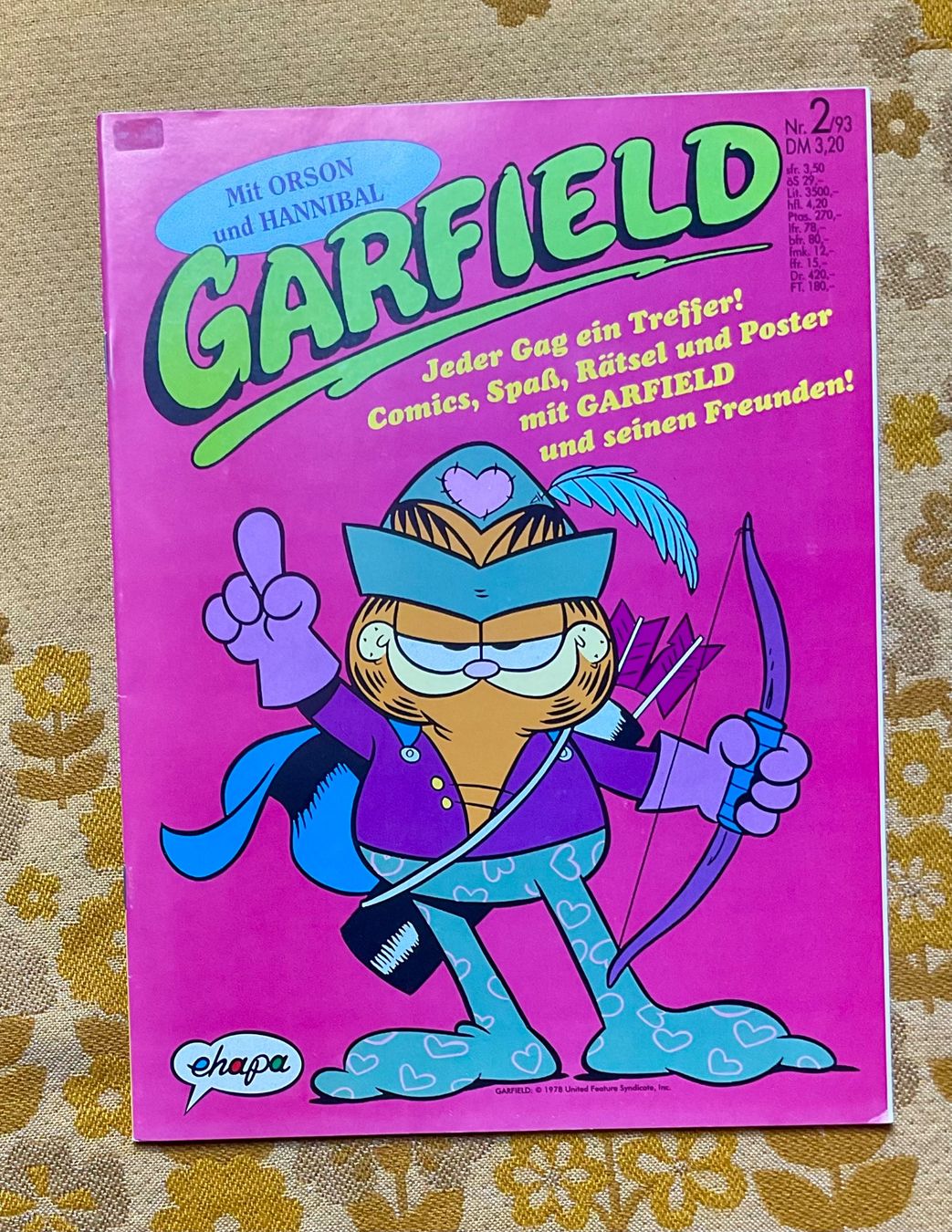 Fumetti: Garfield Heft Nr 2 von 1993 – Usato da Endingen venduto da nathan05