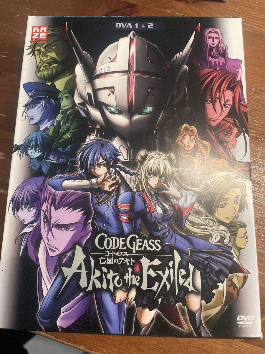 Tous les DVDs: Code Geass Akito the Exiled OVA 1+2 DVD – D'occasion à Obergerlafingen par cabo4