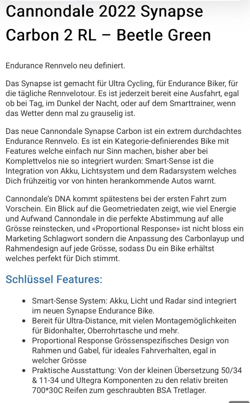 Cannondale Biciclette: Rennvelo Cannondale – Usato da obersteckholz venduto da koebu1291 4