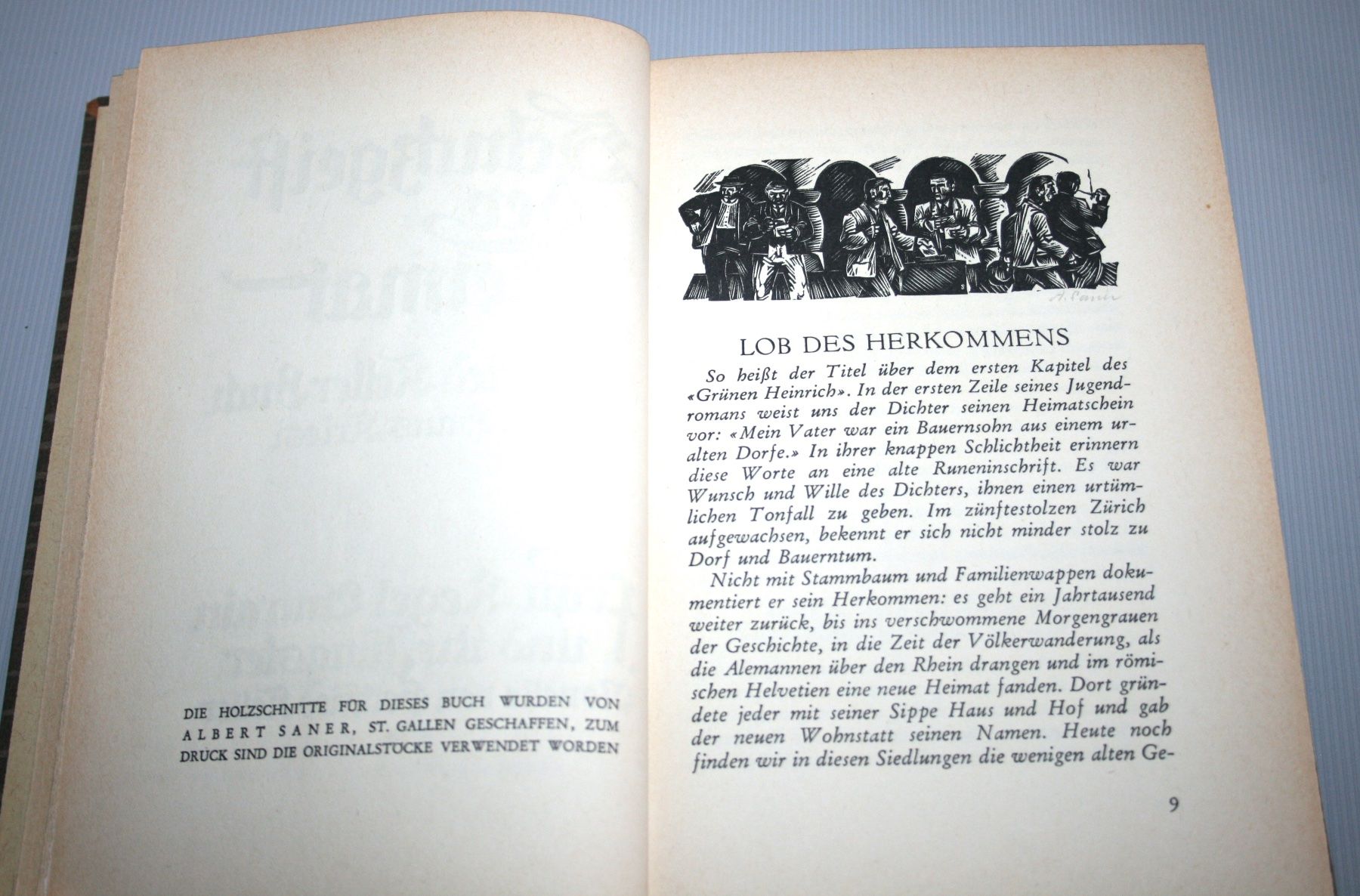 Libri: Schutzgeist der Heimat. Ein Gottfried Keller Buch.1944 – Usato da Schaffhausen venduto da Kartenprofi 1