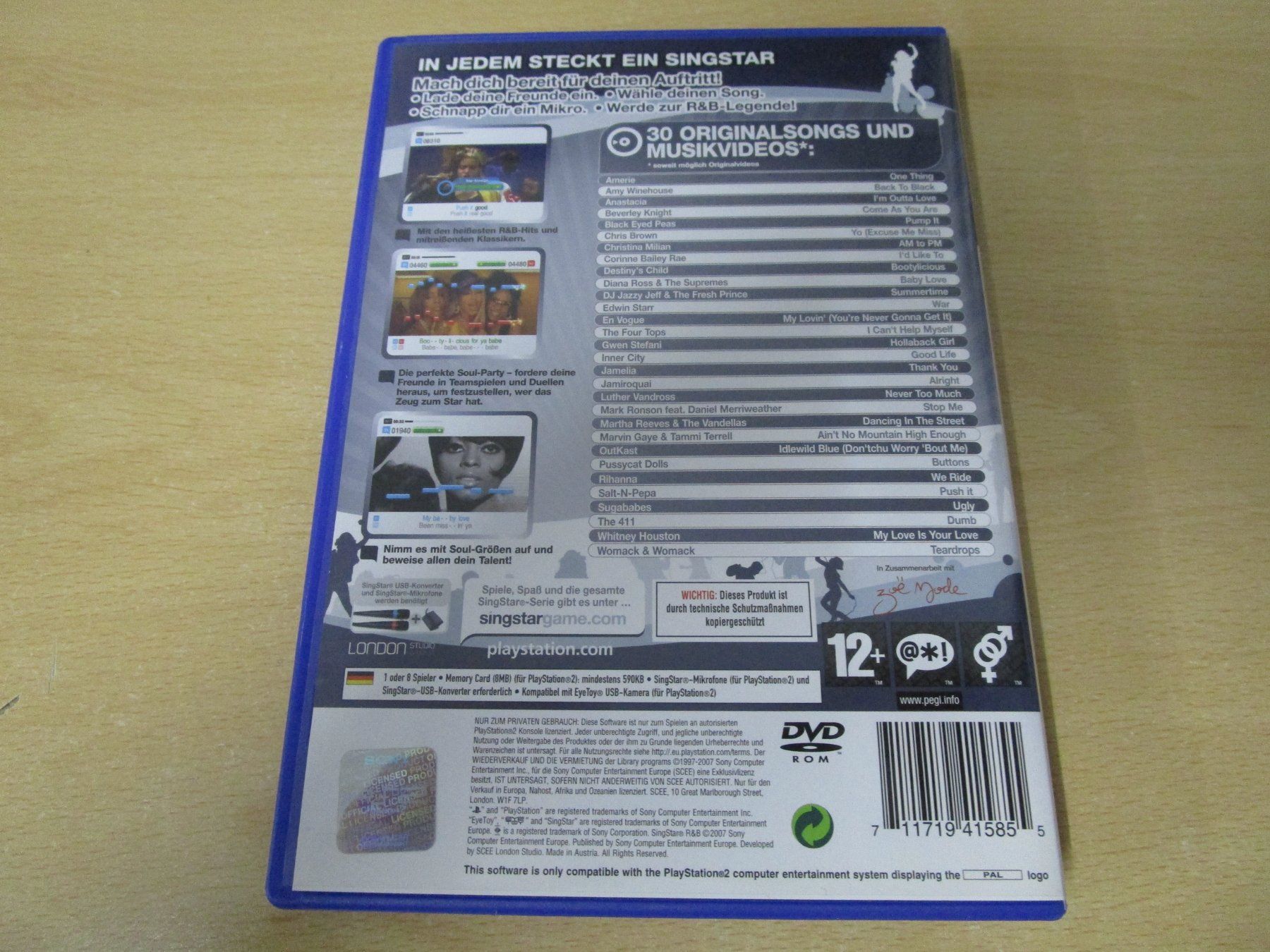 Sony Giochi: Singstar R&B Sing Star Sony Playstation 2 PS2 – Usato da Goldau venduto da agestuffer 1