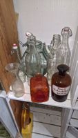 Glas Flaschen Sammlung Vintage 