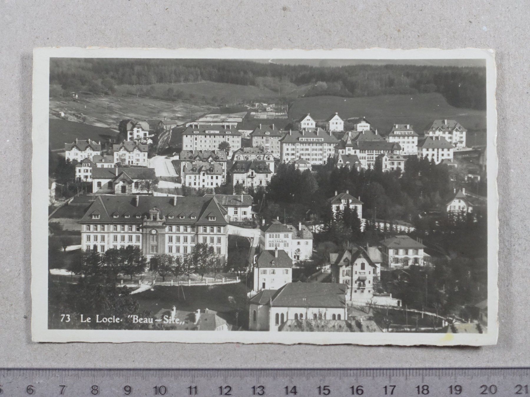 Cartoline postali: Le Locle, "Beau-Site" – Usato da Lenzburg venduto da fh1