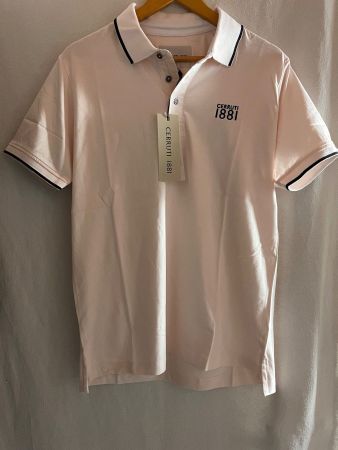 Poloshirt, CERRUTI 1881, Grösse L,  sehr helles Rosa