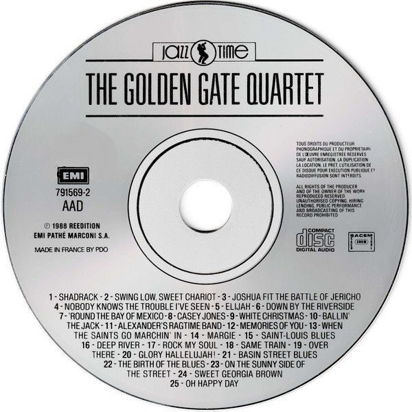 CDs: the Golden Gate Quartet - include "Oh Happy Day" – Gebraucht aus Unterbäch von dadin 2