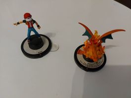 Pokemon Sammelfigurenspiel Glurak Rot