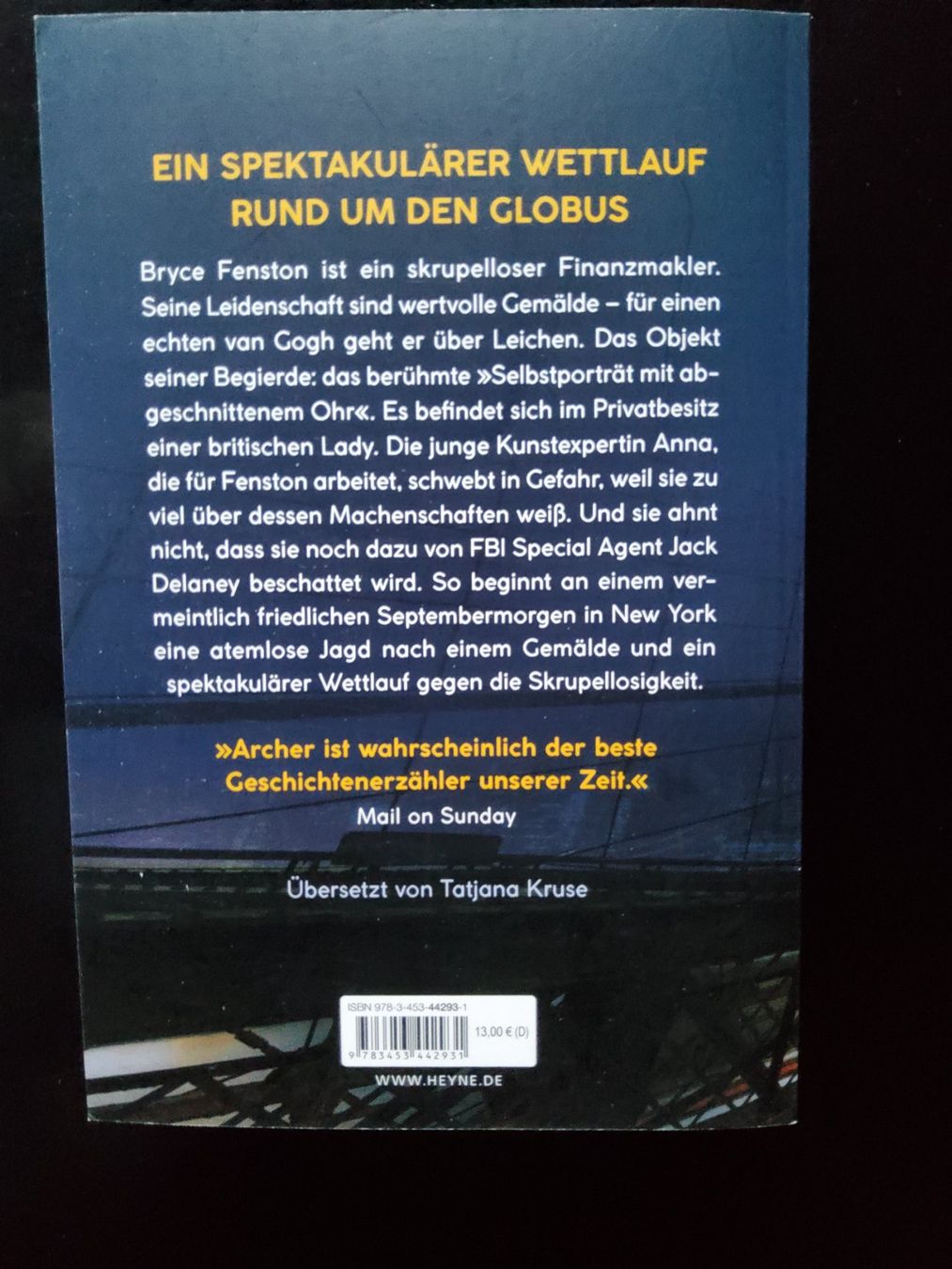 Libri: Jeffrey Archer Die Farbe Der Gier – Usato da Arosa venduto da horseracing 3