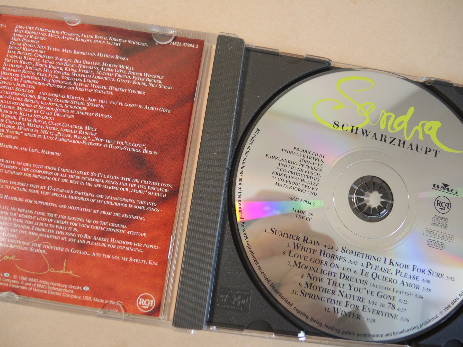 CD: Sandra Schwarzhaupt - True Stories CD – Usato da Rorschach venduto da Pop-upBrocki 1