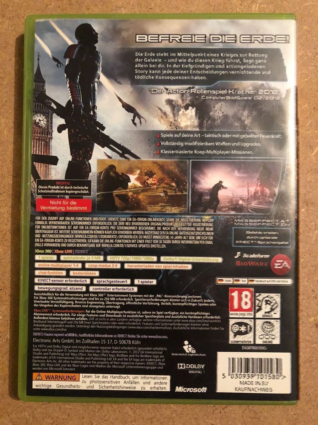 Giochi: Mass Effect 3 für Xbox 360 – Usato da Kestenholz venduto da Mad18 1