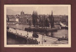 GENEVE - Île Rousseau - Tram