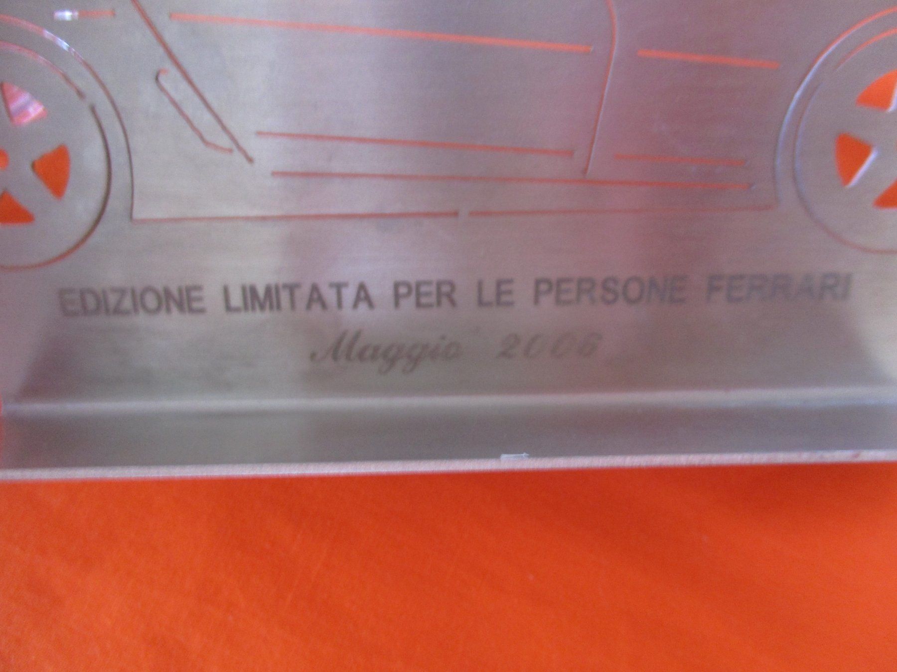 Ferrari Ecriteaux: Ferrari 599 GTB Launch Plaque – D'occasion à Birsfelden par alles-muss-raus 1