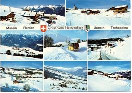 Gruss vom HEINZENBERG Masein - Flerden - Urmein - Postauto