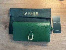 Ralph Lauren Portemonnaie leder grün