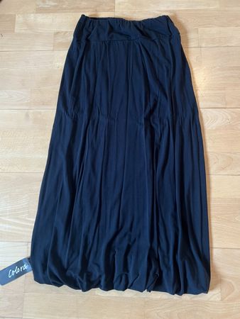 Colora Damen Ballon Rock, Tencel, Gr. S, sehr dunkles Blau